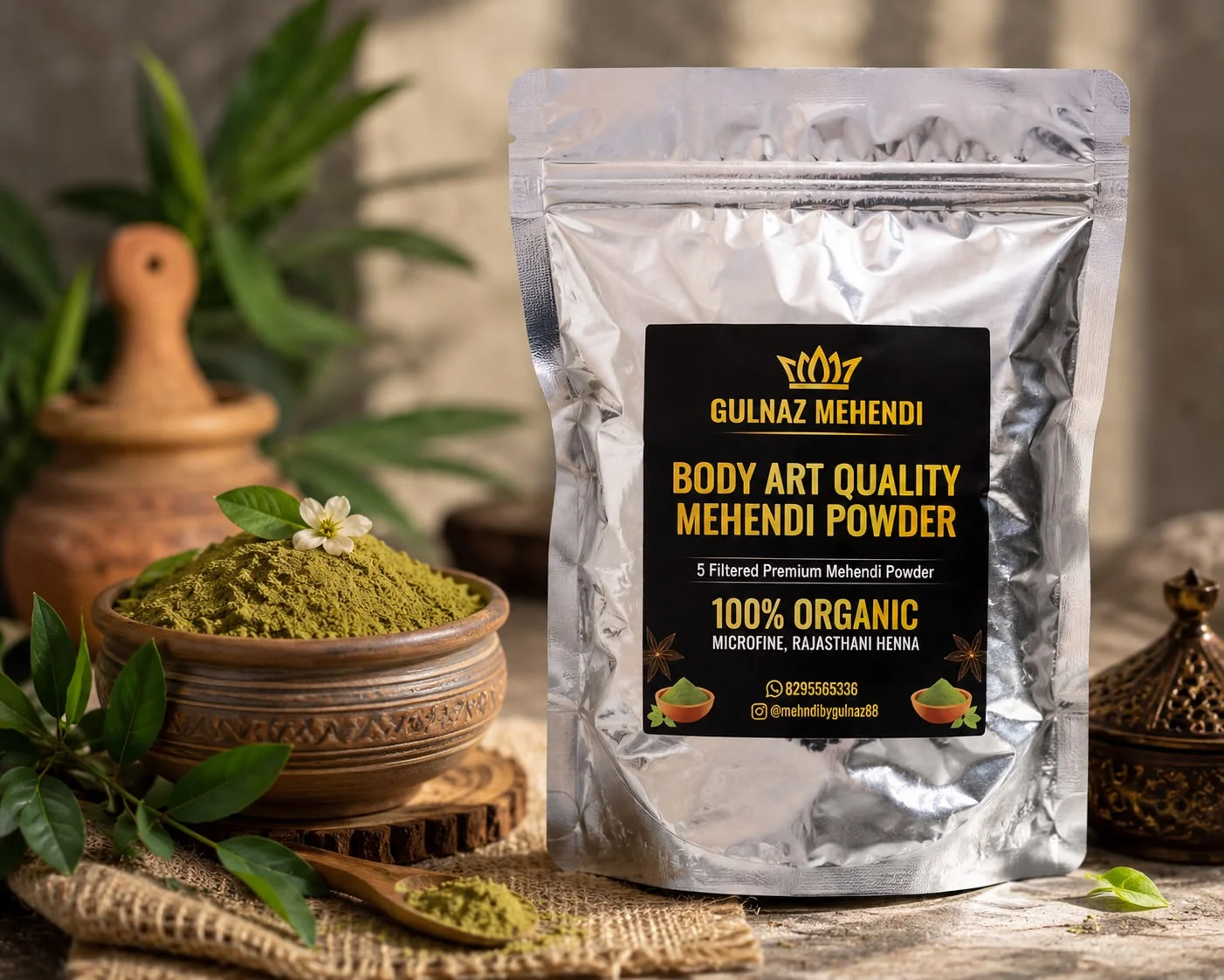 BAQ 5Filter Mehendi Powder